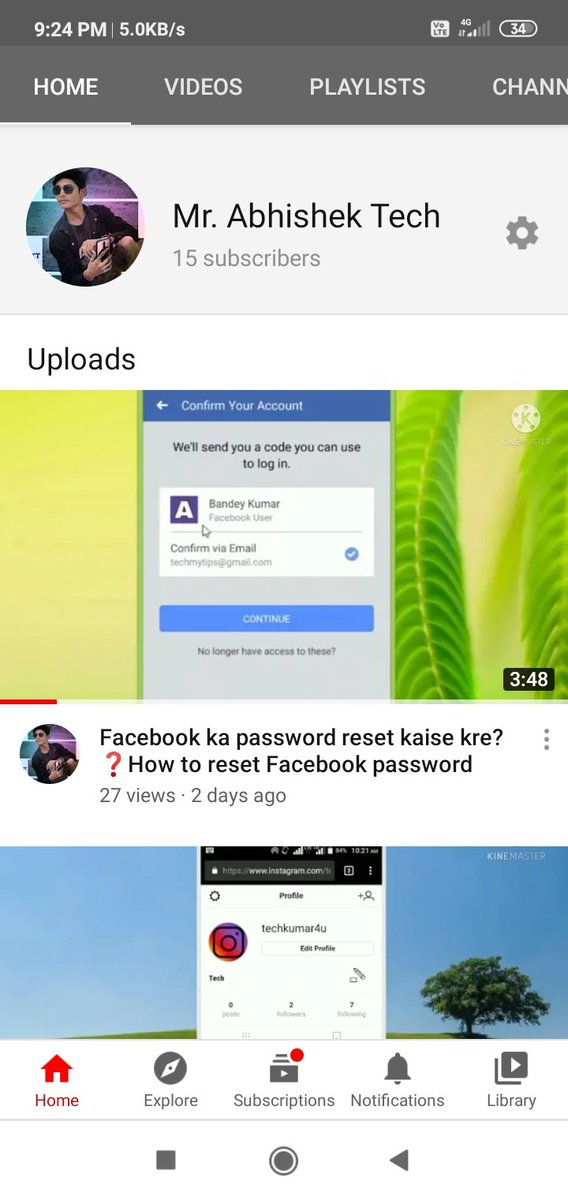 MrAbhishekTech2's tweet image. Subscribe now! Please guys 
Tachnical channel
Thanking for subscribe
Follow on twitter🐦 -Mr.abhishek tech6309
Follow on Instagram-
Abhishek_vaishnav_6309_