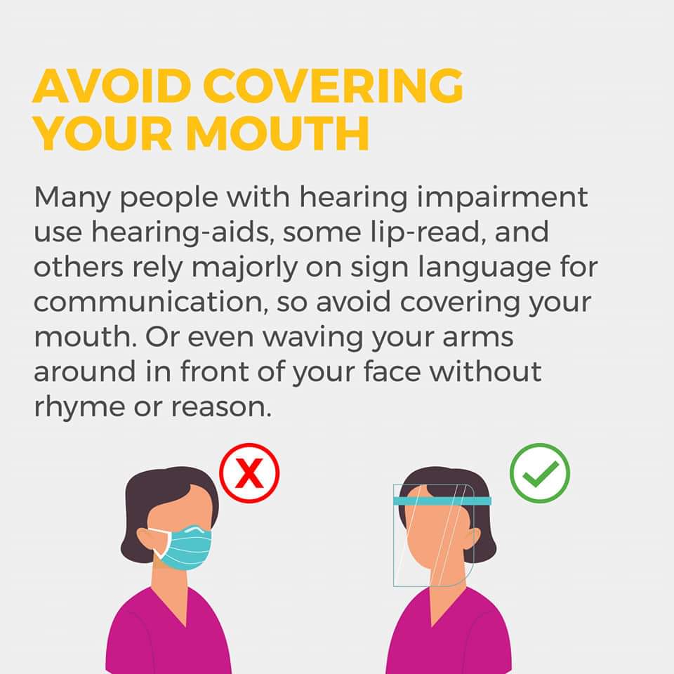 DOTLebanon's tweet photo. We're still celebrating the #InternationalSignLanguageDay
Do you know how to address a person with hearing difficulties?
Check out these tips to #MakeInclusionCommon wherever you go. https://t.co/xI4atEb0OI