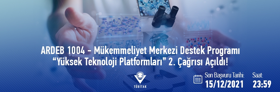 TÜBİTAK 1004 – Mükemmeliyet Merkezi Destek Programı “Yüksek Teknoloji Platformları” 2. Çağrısı Açıldı: 

tankutaslantas.com/tubitak-1004-m…

#TÜBİTAK #1004 #MükemmeliyetMerkezi #Çağrı #Hibe #Destek