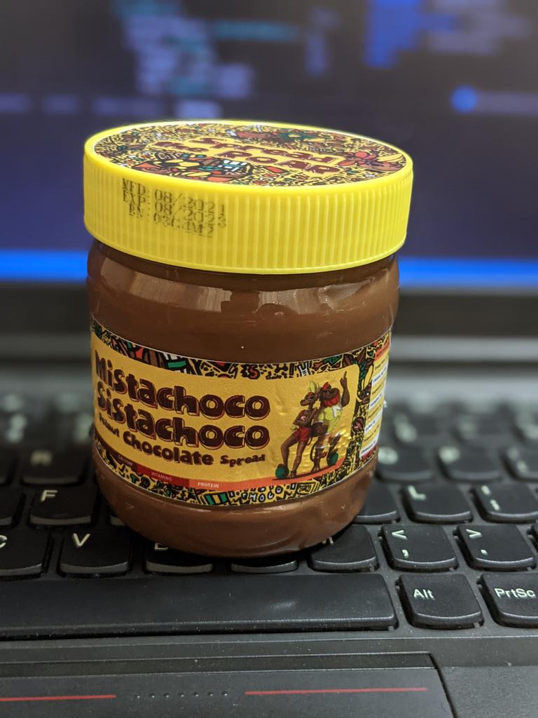 Odindagodfather's tweet photo. No doubts the best chocolate spread I've tasted.
#mistachoco #spreadtheroar https://t.co/9DKWo2OeEn