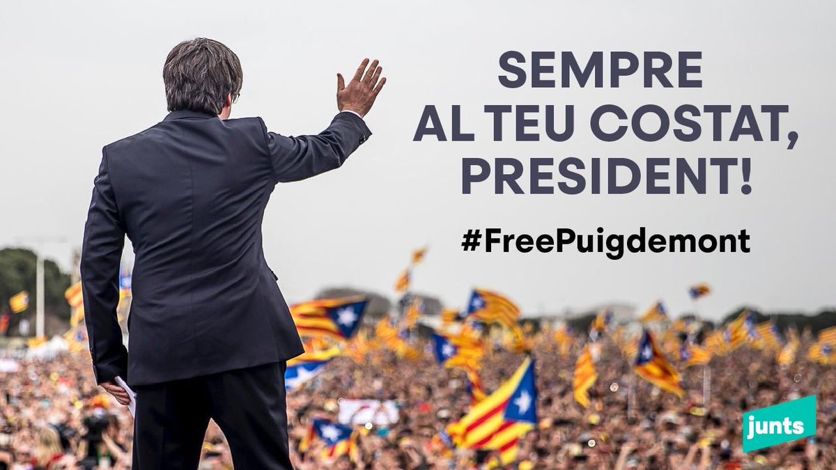 Mentre el MHP <a href="/KRLS/">krls.eth / Carles Puigdemont</a> estigui privat de llibertat hem d’estar en estat d’emergència democràtica.
#FreePuigdemont #NoSurrender 
Cap a L’Alguer!