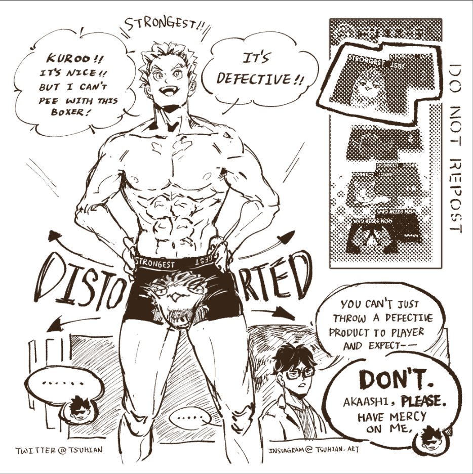 #HQ #ハイキュー #Haikyuu #haikyuufanart 

I'm still so confused about the actual front side. which side did they place the picture on the boxer anyway???

#MSBY #宮侑 #miyaatsumu #miyatwins #木兔光太郎 #bokuto  #bokutokoutarou +light #BokuAka