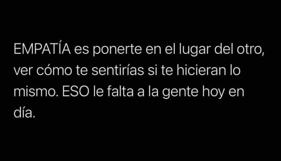 Evee_ATD's tweet photo. Empatía Señores. https://t.co/dEmUepAptn