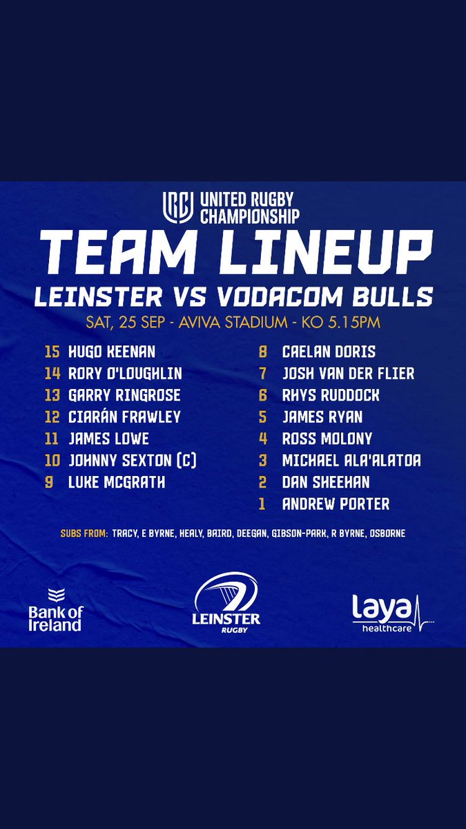 Look what’s back!! Looking forward to watching THIS tomorrow. #coybib #leinster #rugby