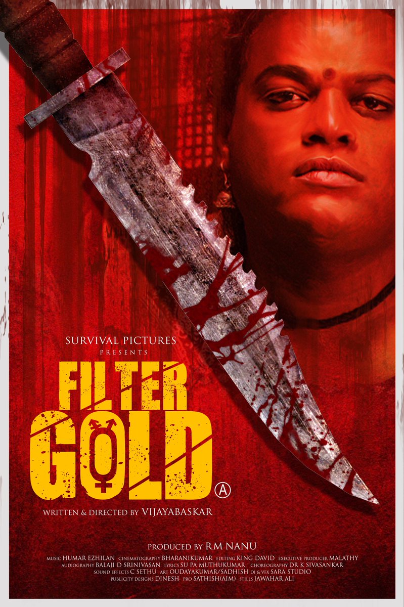 VijaySethuOffl's tweet photo. Happy to share #FilterGold first look posters. Congrats team.

Directed by #Vijayabaskar

#SurvivalPictures @FilterGold3 
@teamaimpr https://t.co/5uAb3R2Dnr