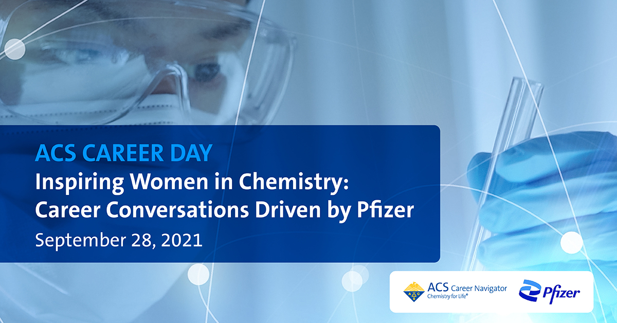 Calling all chemistry students! Join ACS &amp; <a href="/Pfizer/">Pfizer Inc.</a> for a FREE #ACSVirtualCareerDay to learn how to support women in the chemical sciences on Tuesday, September 28 at 11:30 am ET. Learn more and register today! fal.cn/3it9C