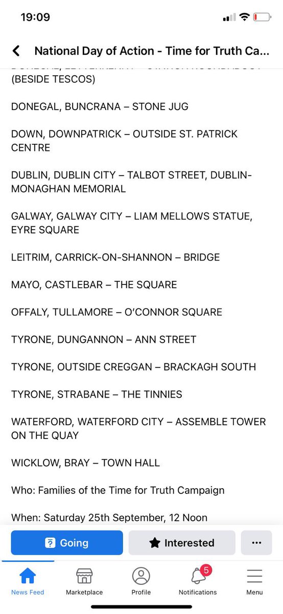 Could I ask anyone who can to go to these protests and oppose this draconian legislation that effectively legalises murder in the 6 counties.