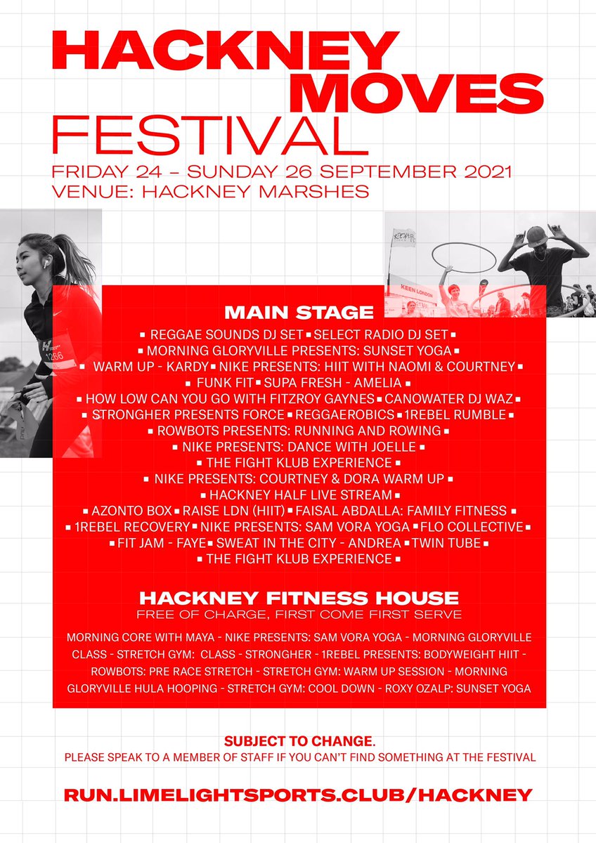 HackneyMoves's tweet image. ICYMI: Here’s what you can expect over the festival weekend. ✌️