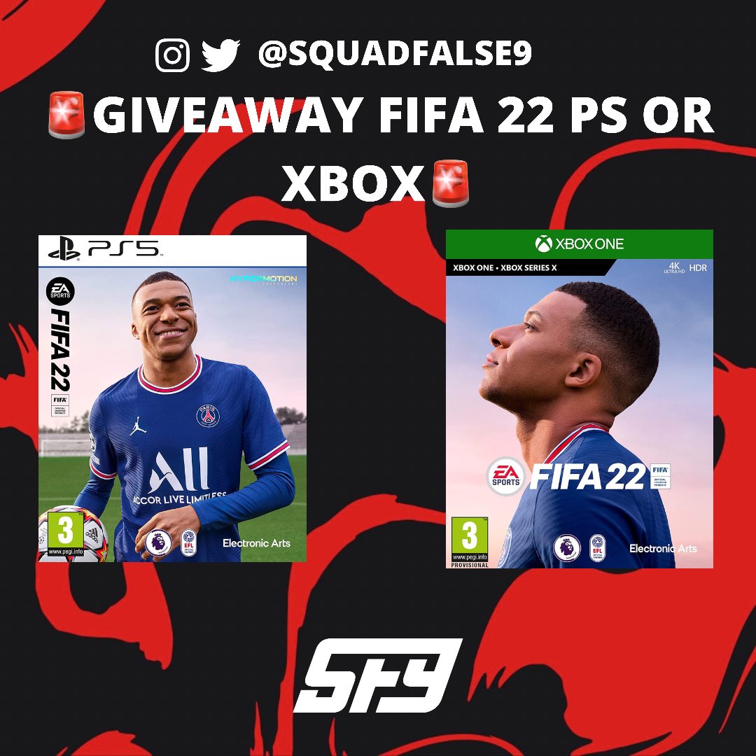 mitchaustin10's tweet photo. 🚨GIVEAWAY🚨Another copy of FIFA 22! To enter 
RT + Follow myself &amp; @SquadFalse9 🔥 all giveaway winners picked on 28th! #FIFA22 #giveaway https://t.co/i3XQNsXB0D