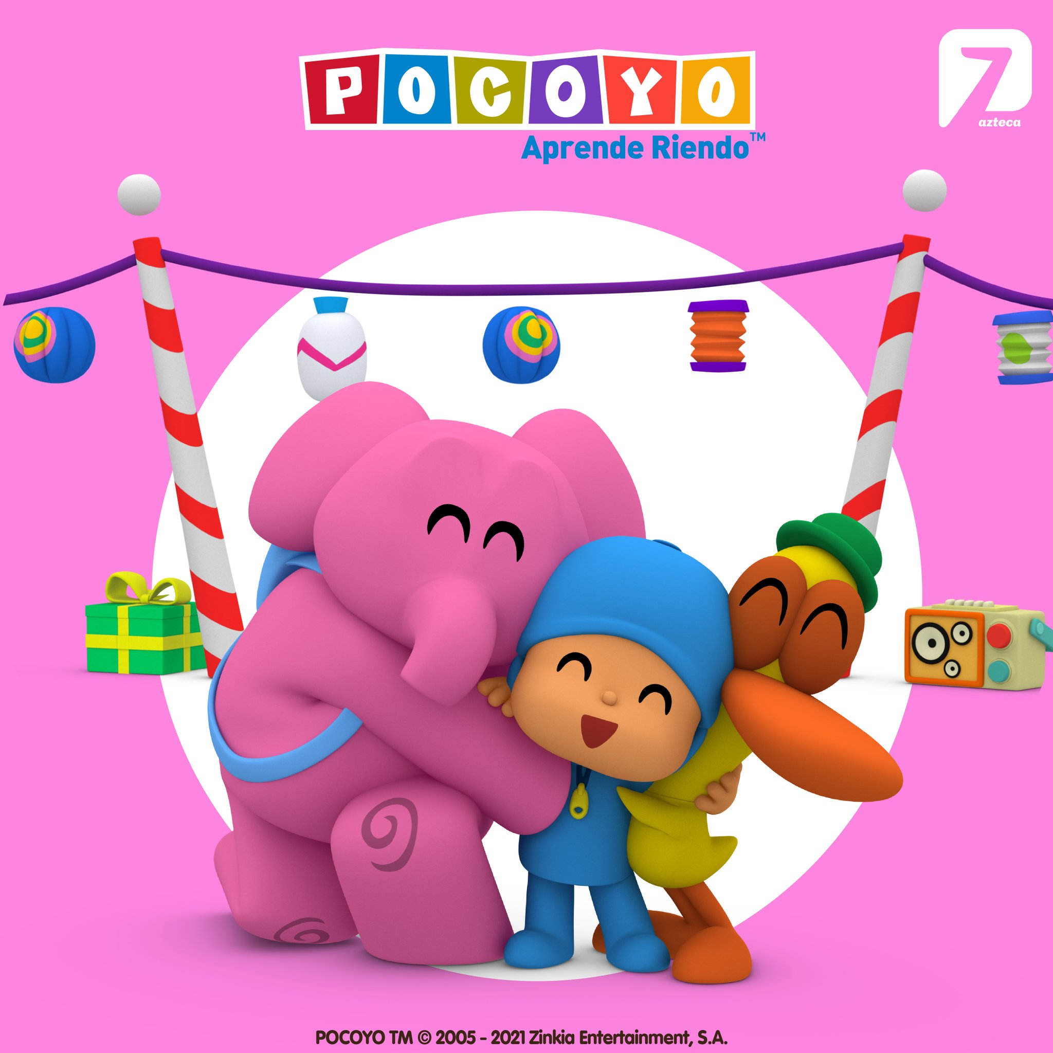 FlooxKids on X: Pocoyó, Pato y Elly están preparando una fiesta de  cumpleaños. ¿Para quién será? @pocoyo    / X