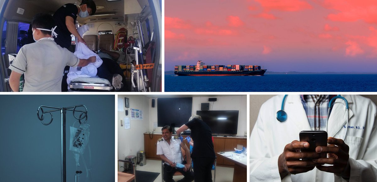 IMOHQ's tweet photo. Seafarer access to medical care a matter of life and death: https://t.co/Vjf3NhpZCv @ilo #SeafarersAreKeyworkers https://t.co/qsHV4fDd7G