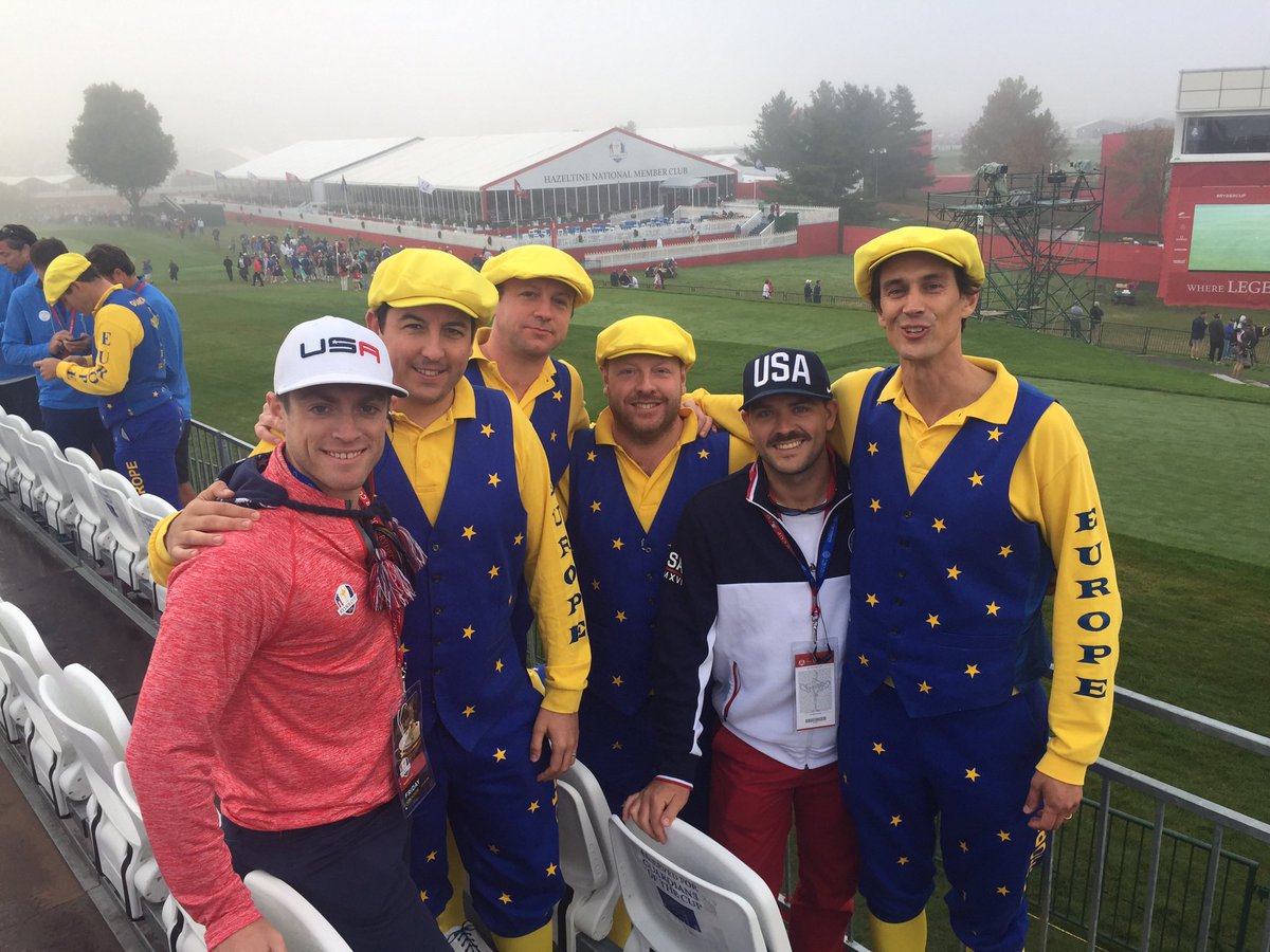Jridge16's tweet photo. 5 years since @rydercup on 🇺🇸 soil at Hazeltine. No way @RyderGuardians weren’t making it to #RyderCup2021 Well done fellas, good to see you’re back on 1. Go @RyderCupUSA #RyderCupUSA https://t.co/wi5C0dOE9w