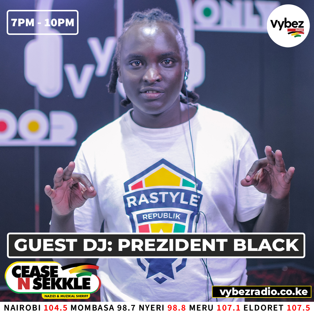 Amsha Jiraniii 🔊🔊
.@PrezidentBlack anatubamba kwenye mix 🔥🔥 What's your request? <a href="/MuzikalSheriff/">The Decks Officer!</a> <a href="/NaziziHirji/">𝐍 𝐀 𝐙 𝐈 𝐙 𝐈 🇰🇪</a> #CeaseNSekkleParty