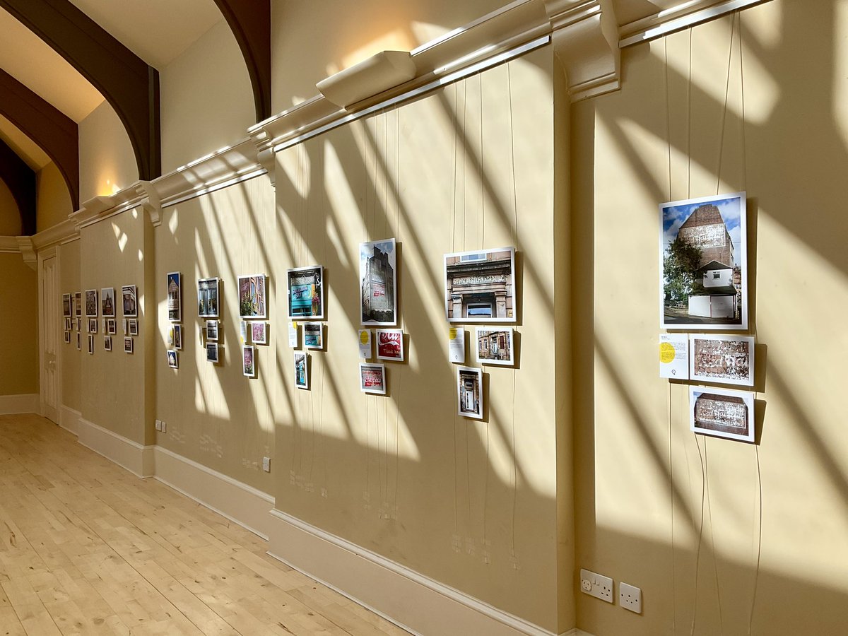 Our terrific new ‘Ghost Signs’ exhibition launches at 7.00pm tonight with a special preview for club members and guests.  Bring along a pal or two for a free glass of fizz….