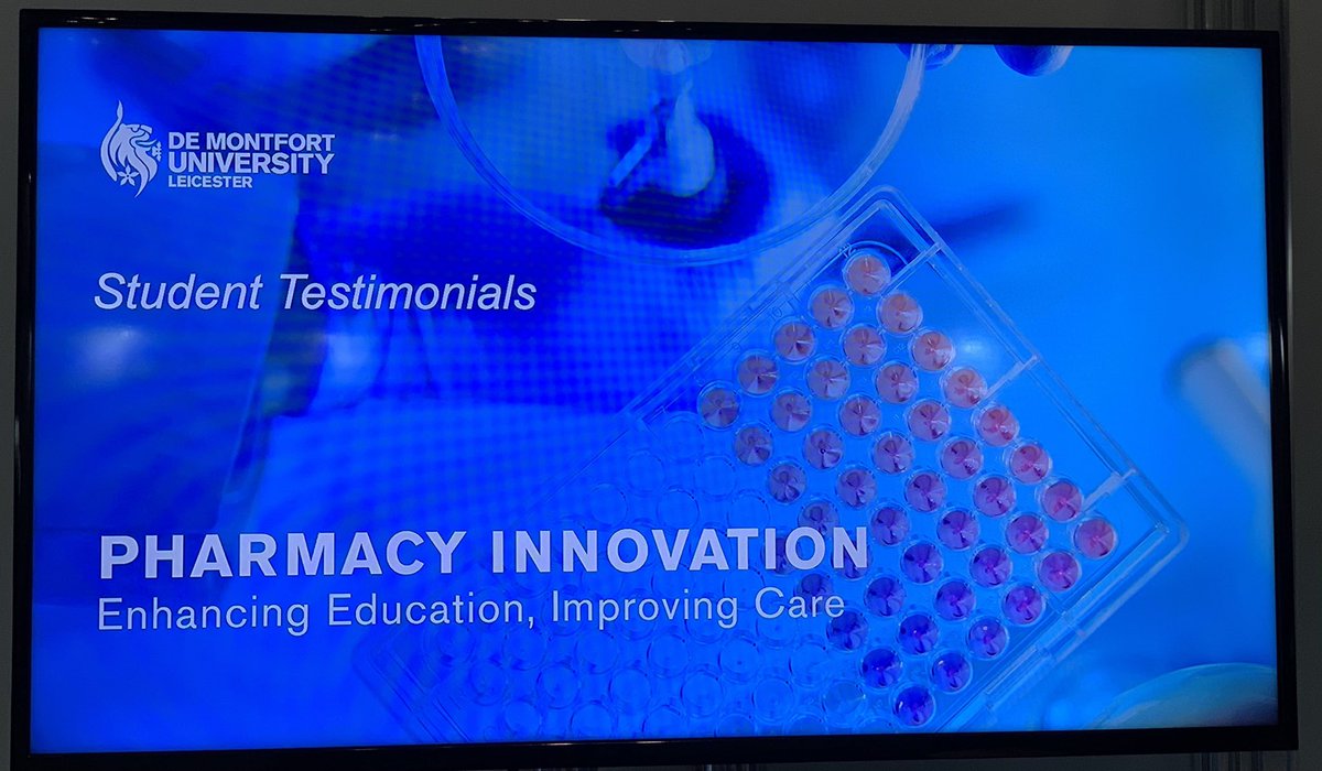 DMUPGPharmacy's tweet photo. A selection of student testimonials @CPCongress #CPCongress https://t.co/UNHF9Y6uV2