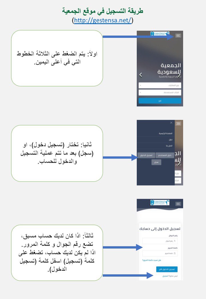 gestenksa's tweet photo. طريقة التسجيل في موقع الجمعية 
(https://t.co/vo1EAzTrue)
للتنويه: للحصول على الشهادة لابد من التسجيل في الموقع، الفعالية والحضور. https://t.co/GyBE1eteVL