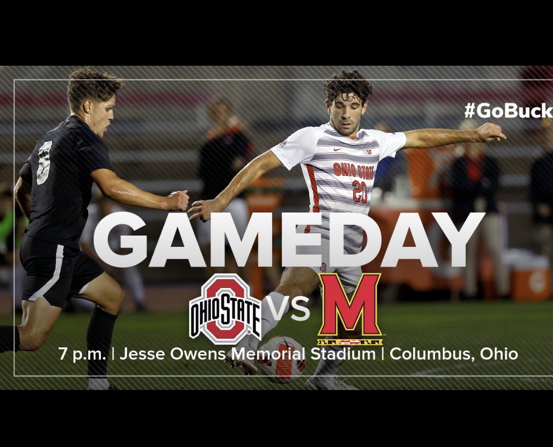 OhioStateMSOC's tweet photo. Come out and support us in our first Big Ten game of the season against Maryland! Free admission and free parking. The first 650 fans will receive a free Buckeye Soccer t-shirt #gobucks https://t.co/pA8GpEcMa4
