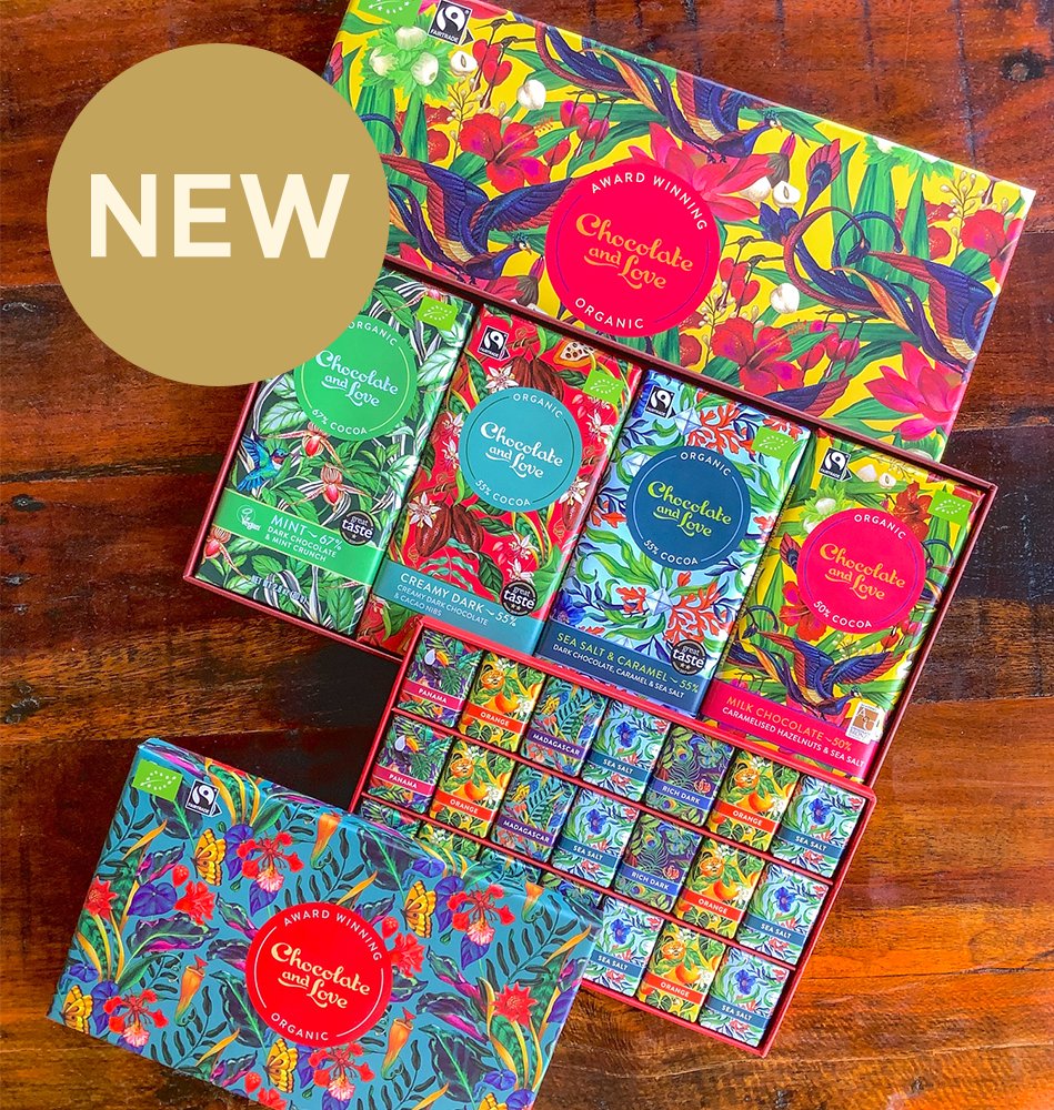 We are so excited to share our two #NewProducts. 🍫 Introducing our Milk Hazelnut #Chocolate Gift Box &amp; Madagascar Napolitain Chocolate Gift Box which are #BeautifullyPackaged and filled with #deliciousness And are now available to shop: chocolateandlove.com/collections/ou…