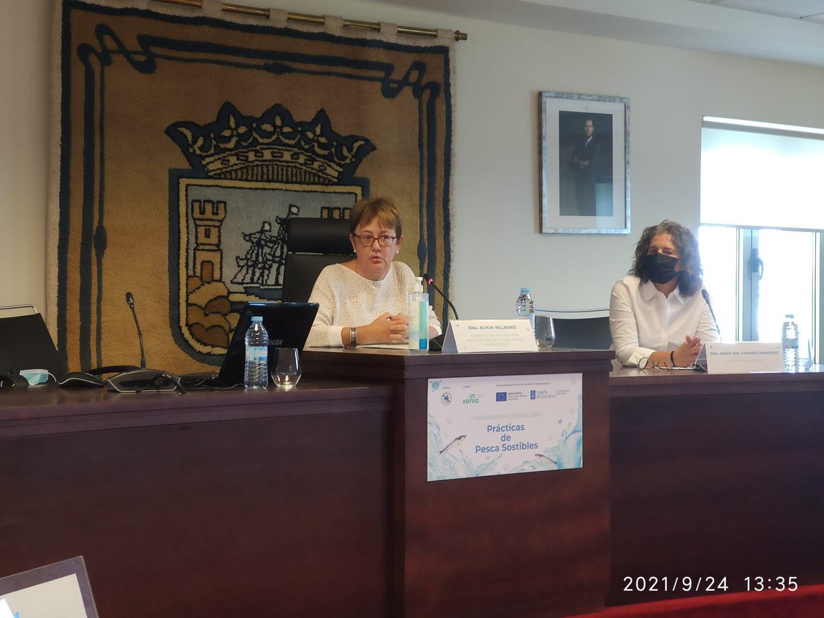 ACERGA_OPP82's tweet photo. Turno de Alicia Villauriz, Secretaria General de Pesca del Ministerio de Agricultura y #Pesca.
#Jornada #Acerga #Cerco #Galicia #sostenibilidad https://t.co/TPAKCmzCiR