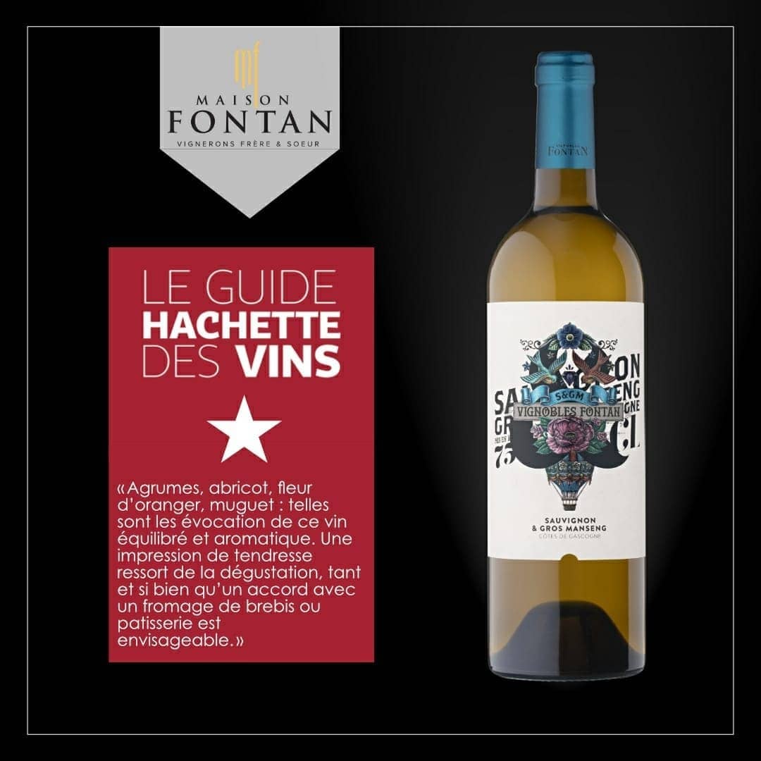 VignoblesF's tweet photo. Merci au guide Hachette Vins 2022 pour cette récompense qui vient couronner 1 an de travail
- Tattoo Blanc : ⭐
#sauvignonblanc #grosmanseng
#igpcotesdegascogne #cotesdegascogne #guidehachette2022 #guidehachettedesvins #guidehachette
#vinplaisir https://t.co/7pDmCCm7F2