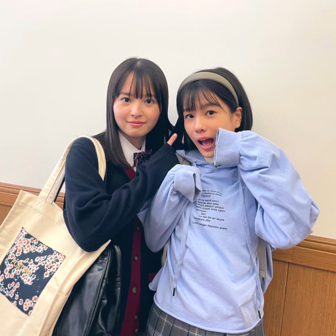 📷#初恋F 撮影日記vol.9📸 ＼ 泉( #飯沼愛 )と萌子( #三浦涼菜 )🌼 18