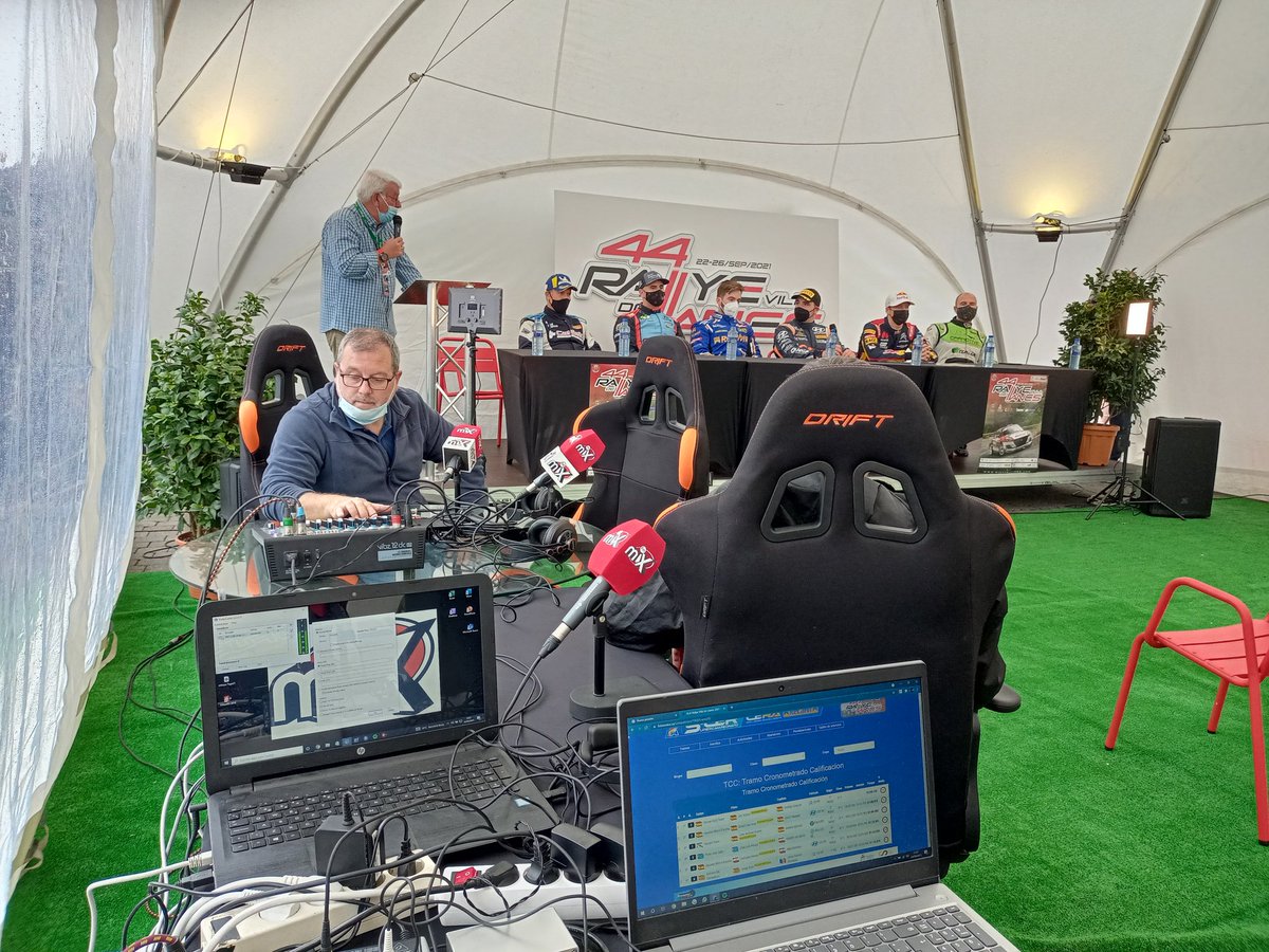 franperezperez's tweet photo. Estudio de Radio y rueda de prensa en @RallyeLlanes by #Gestcant
A partir de las 17h @AlfonsoPalenci4 y todo el equipo de #TopMotor en Top Radio y APP @cadenamix
@JASuarezOficial @JanSolans @ivanaresoficial @TerraTraining_ https://t.co/Fq3G6cfGkG