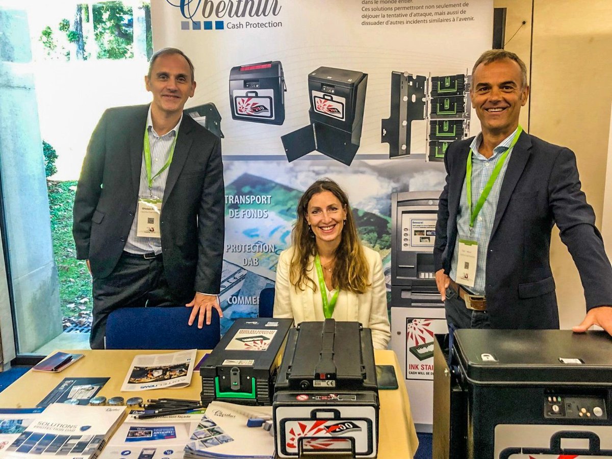 OberthurCP's tweet photo. #ADITEL2021
Nos experts sont présents au 30ème forum ADITEL au Palais des congrès de #Vichy,
pour vous présenter les solutions OCP (Amélie MAGDZIAK, Ghislain KWASNY et Eric HAUW) 🇫🇷
Nos solutions #ATM : https://t.co/D9j8zCSrmX
#oberthurcashprotection https://t.co/1LXUKKN38A