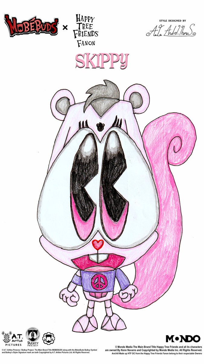 ATAndreiThomas's tweet photo. #HTF #HappyTreeFriends #HTFOC #HTFFAN #MobebudsvsHappyTreeFriends #Mobebuds #ATAndreiThomas #Drawing #Speedart #Speeddrawing #MobebudsxHappyTreeFriends #HTFSkippy #Skippy #HTFOC #HTFFAN
a picture of Skippy in Mobebuds style https://t.co/EA9l4k9UGZ