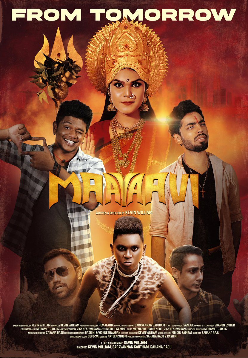 MeraNaamKevin's tweet photo. FROM TOMORROW ๐ฑโจ
#NXTGENSTUDIO making their magic once again โจ Thank you for this wonderful poster!
Thank you for the FULL HOUSE people! ๐ฟ See y'all tomorrow at the movies ๐ค
#MaayaviTheFilm #AKevinWilliamFilm #FilmoholicPictures https://t.co/mR0WfCLZZF