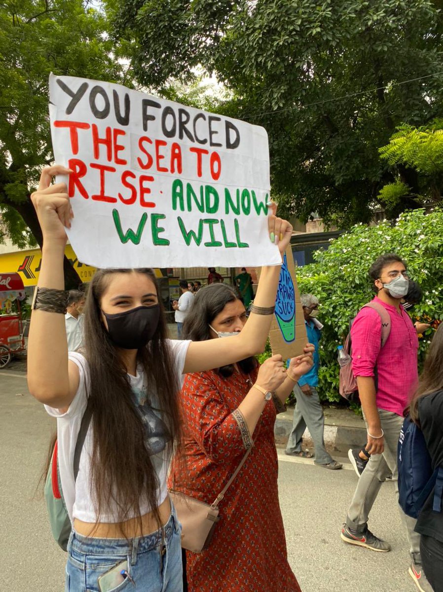 fridays_india's tweet photo. And #UprootTheSystem is the call outside #DelhiSecretariat ✊ https://t.co/s8aMGz4RQC