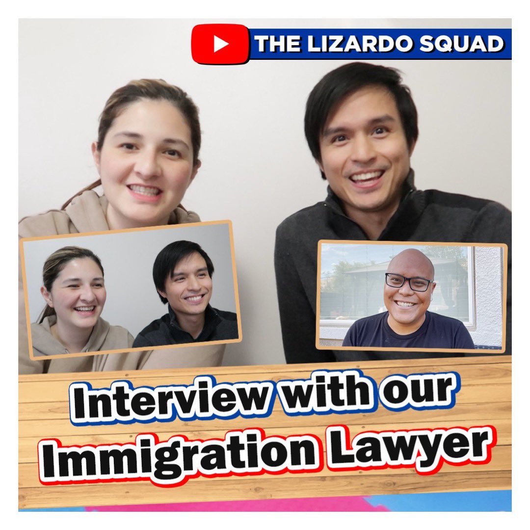 jan_lizardo's tweet photo. Check out today's video where we had our interview with our immigration lawyer! Watch it now on our Youtube Channel 'The Lizardo Squad's'.π€
Link to watch https://t.co/0AcdEa7P4E ππΌ
#TheLizardoSquad #youtube #familyvlogger #immigrationlawyer #canada #mississauga #vlogger https://t.co/t2yv4yZYv3