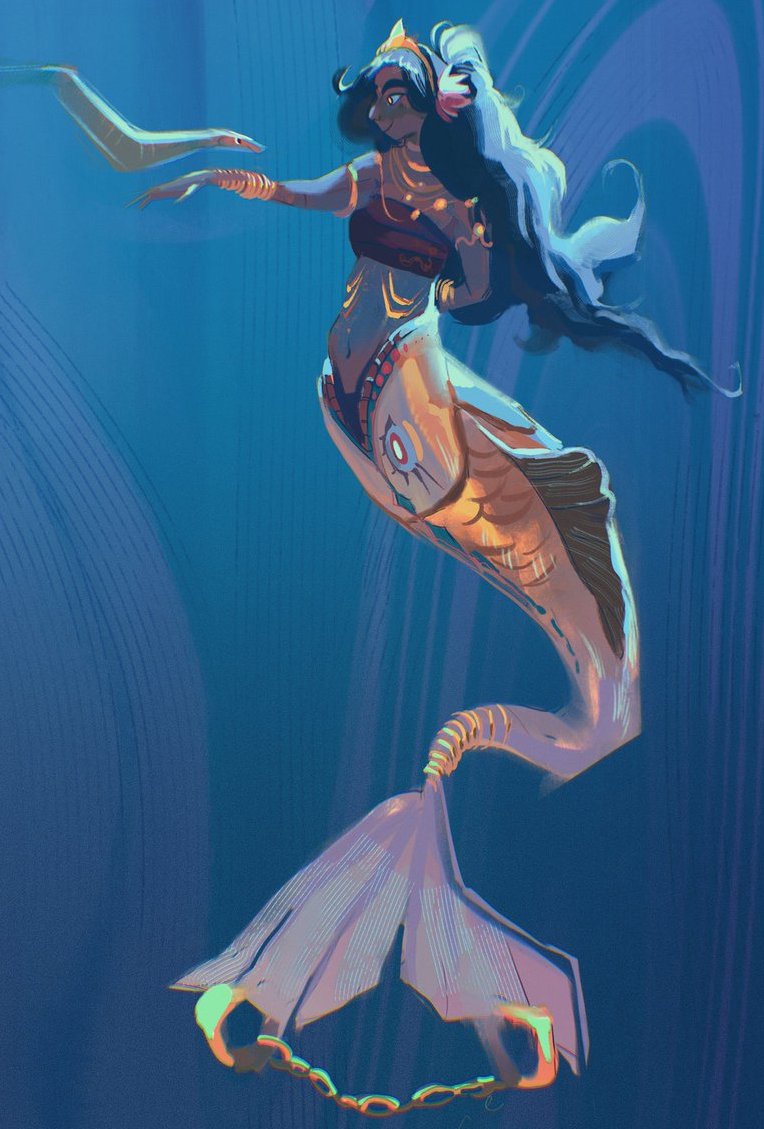 Hello #SouthAsianArtists! I’m Nidhi and I'm a VisDev artist with roots in Kerala, I've got a big love for folklore and theology! 🦚🦚🦚