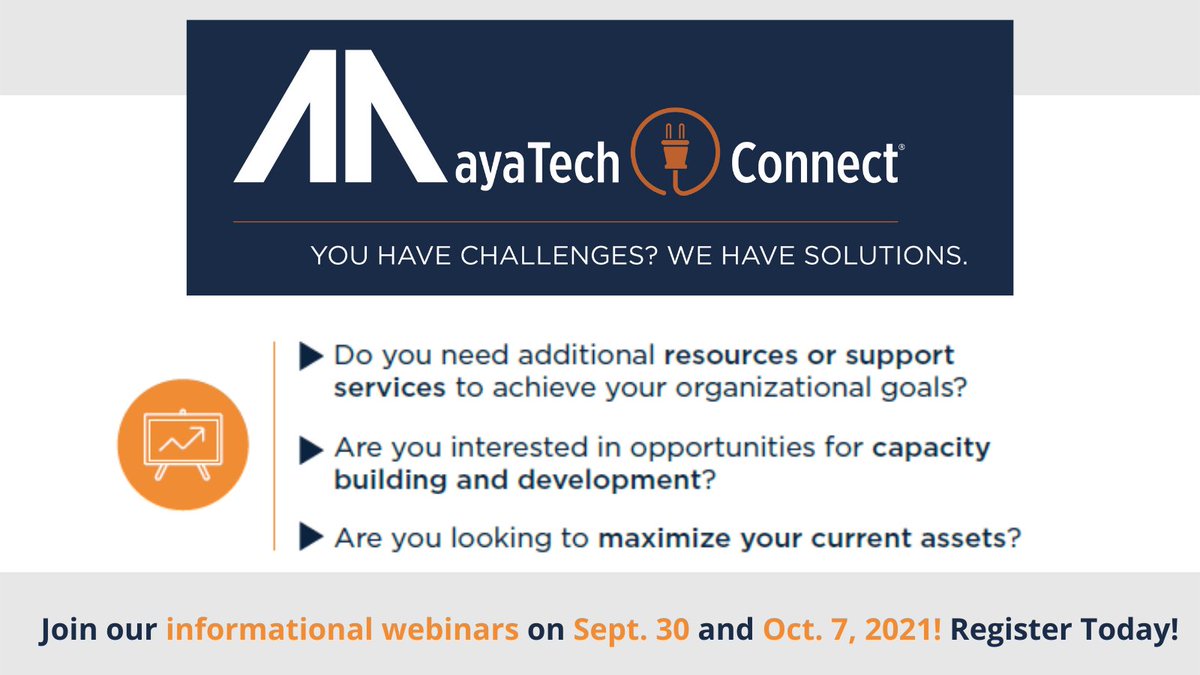 TheMayaTechCorp's tweet photo. MayaTechConnect® provides customized solutions through direct engagement to help #HBCUs and #MSIs identify and overcome individual challenges, utilizing best-practice tools and resources to craft culturally-responsive solutions.
https://t.co/PDKaYry7XI https://t.co/ZYx5hh4cUv
