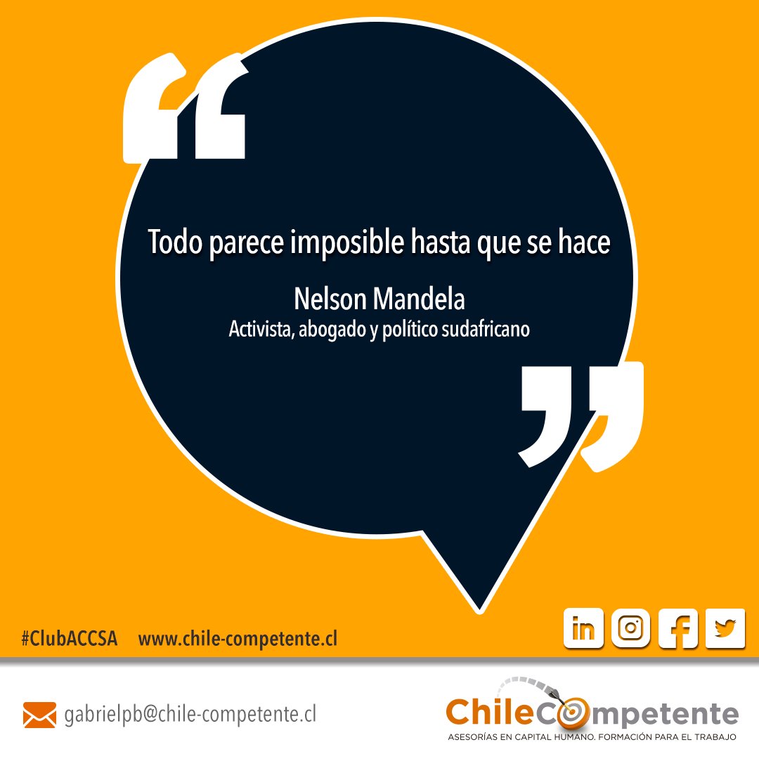 ChileCompetente's tweet photo. Llegó el fin de semana, es hora de reponer energías para luego ir tras el sueño del emprendimiento propio. ¡Qué tengas un gran fin de semana! #ChileCompetente #HaciendoComunidad #AquíVamos #EmprendedoresWorkCafé   #RegistroDeMarcas #CCS #Comercio @radiousach #FraseDeLaSemana https://t.co/FlhIoLJuHB