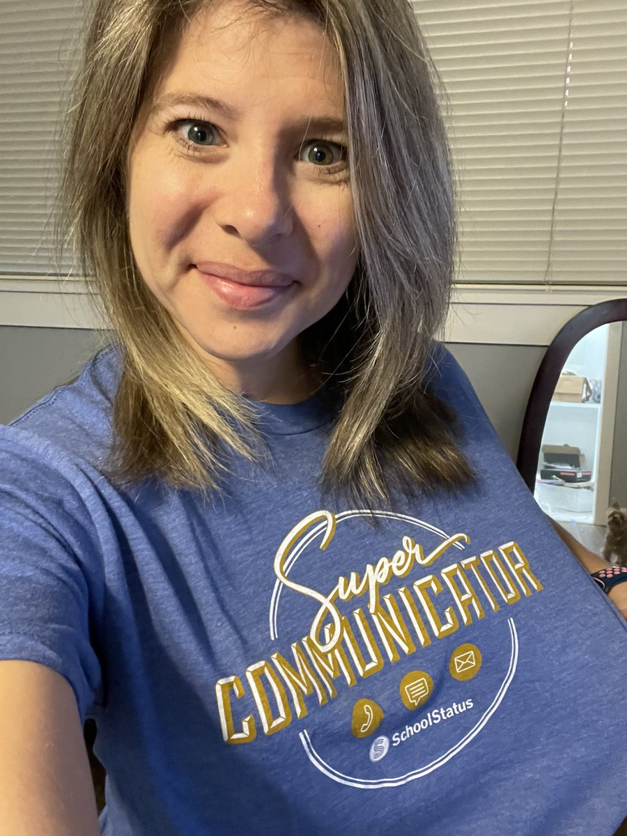 MrsOrgeron's tweet photo. Sometimes the “excessive talking” in grade school works itself out! Thanks @SchoolStatusApp for awarding my turnaround with this super comfy shirt! 😂 @WLSD2018 https://t.co/IG0P7kHmRj