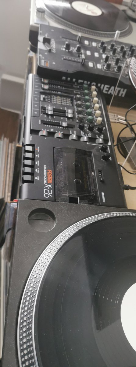 keithfenn's tweet photo. DJ setup straight out of 1989 for this evenings show on @DublinDigiRadio. Got everything from Aphex Twin to Herbie Hancock. Tune in from 6pm this evening. https://t.co/cSEcA7cTeO