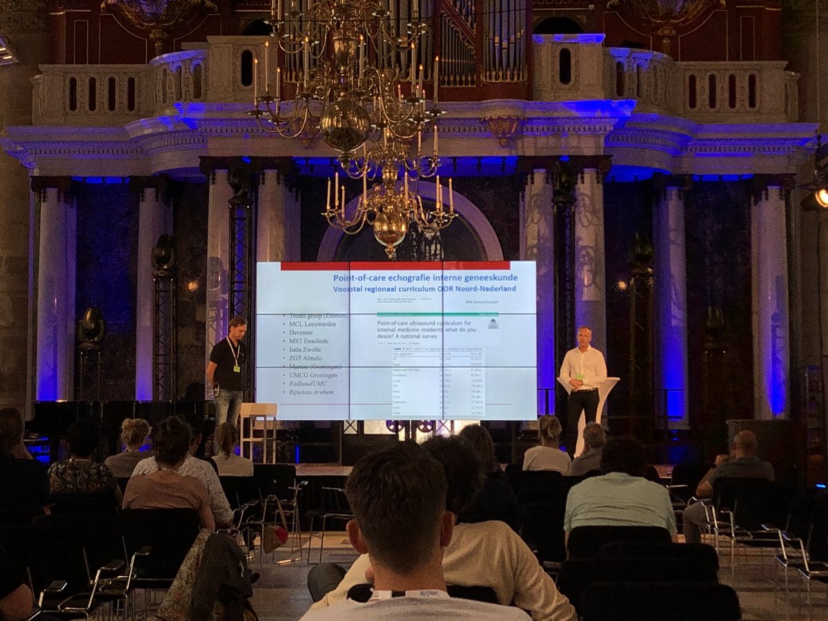 pocusnl's tweet photo. Mooie duo presentatie door @TitusSchon en Tygo Olgers over certificering in PoCUS door de NVSHA en NIV. @POCUSevent Publication on EM certific NL, Spain, France: https://t.co/BOgaePzLaO https://t.co/EZfe6tWT1V