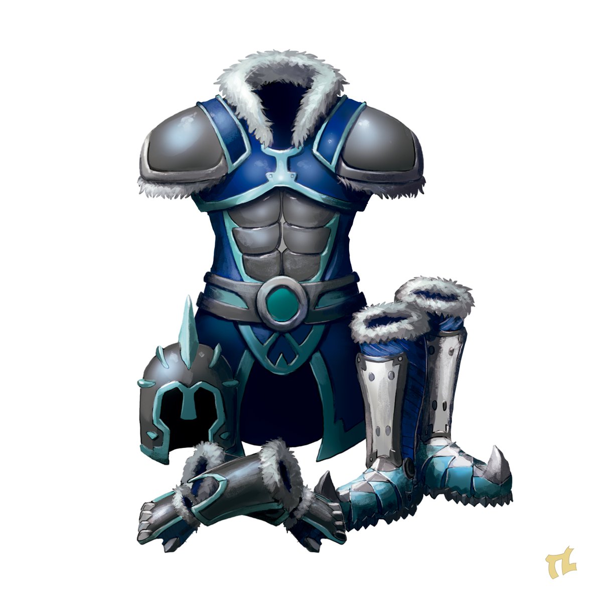 TokyoLoot's tweet photo. - Ice Heart Armor -
Item made for The Fading Embers RPG by @ValiantFoxGames 
.
.
.
#ttrpg #boardgame #artistontwittter https://t.co/Mc5mUNnO9r