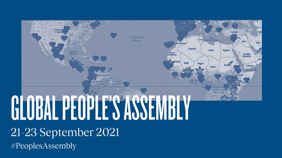 whiteband's tweet photo. Read the Declaration of the Global #PeoplesAssembly held from 21 -23 September 2021 - a powerful document of people's voices from around the world during the #UNGA 2021 for #PeoplesVaccine, #SocialJustice and #ClimateAction https://t.co/x5ny8vldtg
 @antonioguterres @UN_PGA https://t.co/o0aJHz5tsh