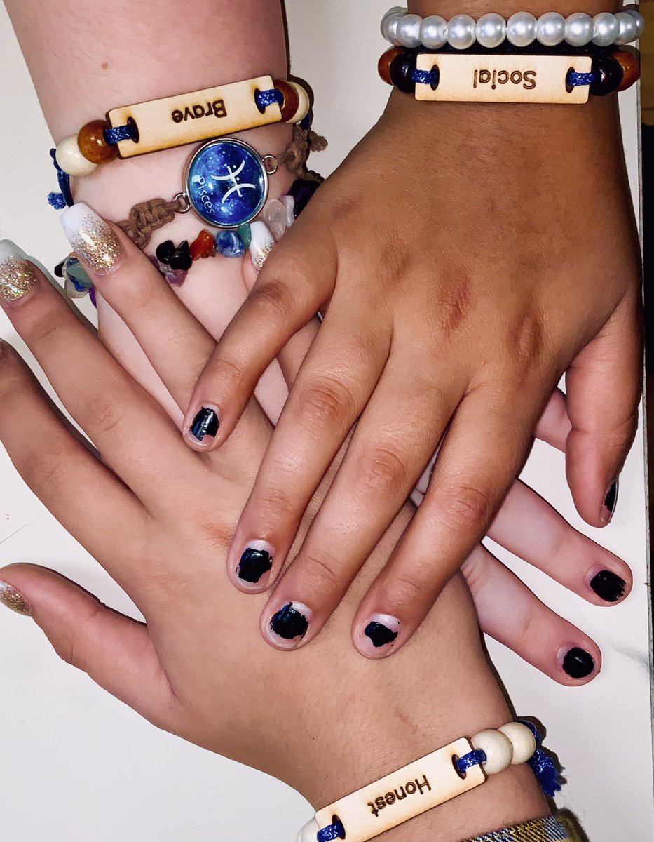 Forgot to post this! We held Feel Good Friday early due to conflicts today.On the 1st day students were asked for a word that they would see &amp; remind them of a goal/aspiration. Ms. Becker &amp; I then bought supplies &amp; laser cut their words. Ss then made bracelets or key chains.