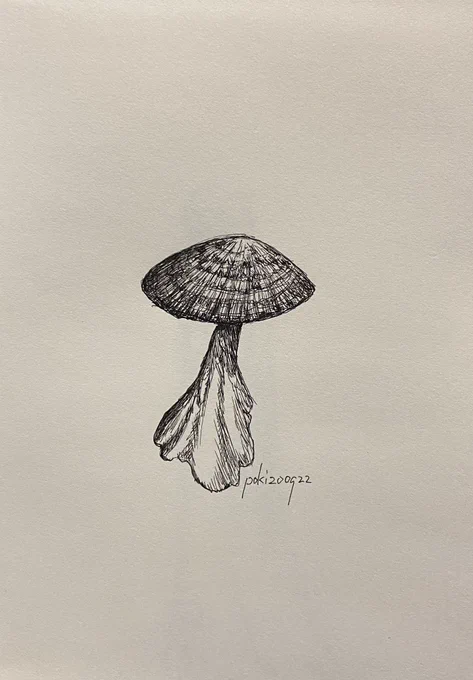 去年の昨日今日あたりに描いた絵。 