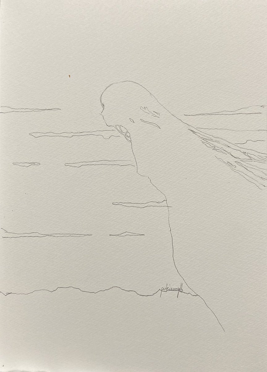 去年の昨日今日あたりに描いた絵。 