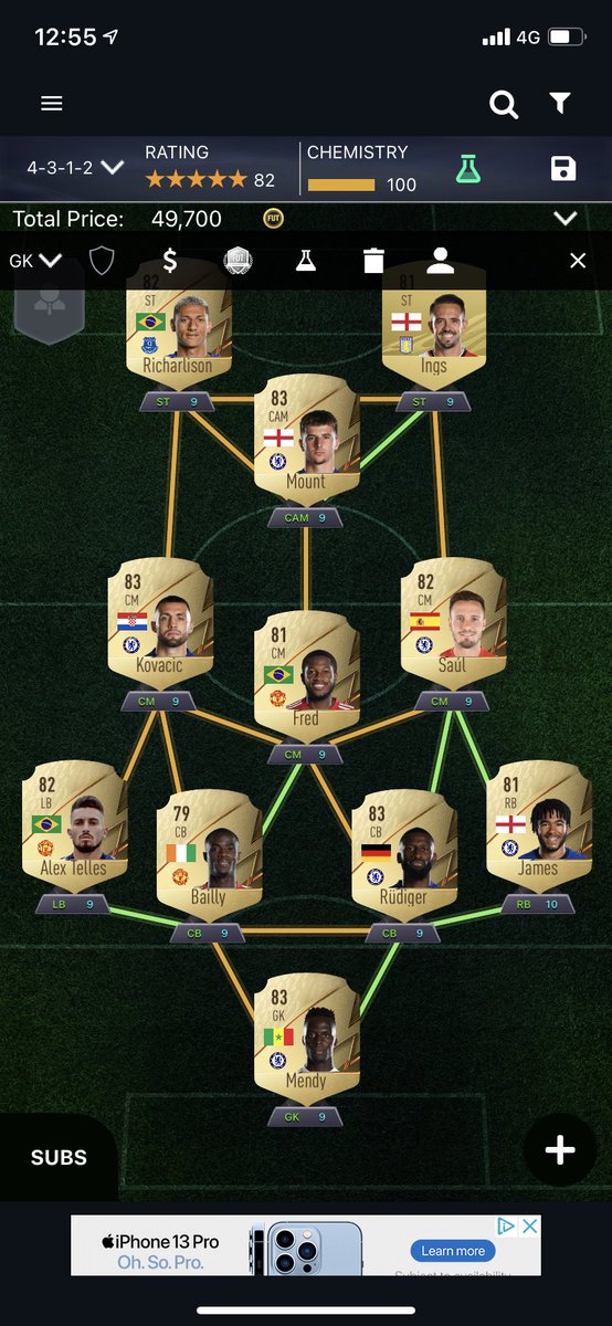 FUThelp7's tweet photo. Here’s my starter team. How are yours?👀 https://t.co/zpZc2PRIjy