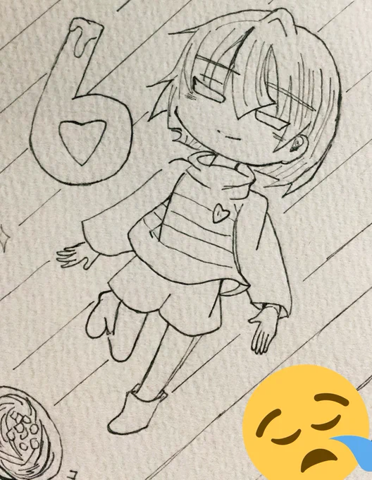 線画中……づがれだぁ 