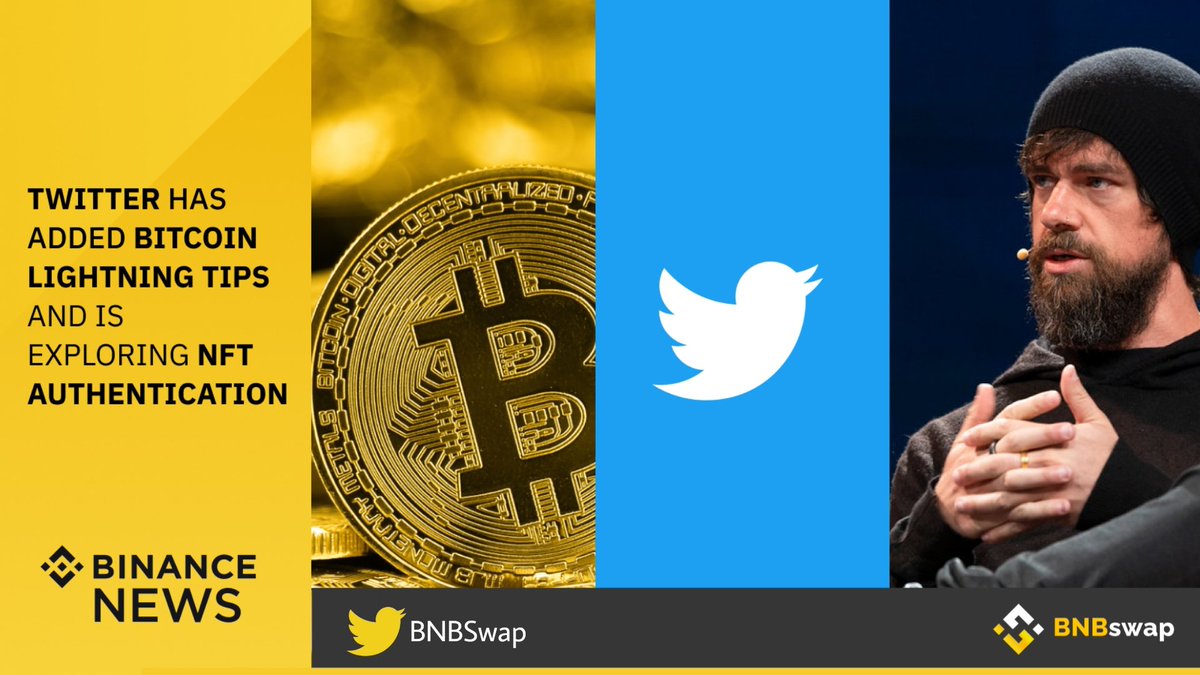 BNBSwap's tweet photo. 📢@Twitter is launching #Bitcoin Tipping on the Lightning Network for #iOS!

Starting Thursday, #Twitter iOS users will be able to connect third-party tipping services to their profile on the social media site. Include the ability to link both Bitcoin &amp;Lightning Network addresses https://t.co/XLmkSUDLmK