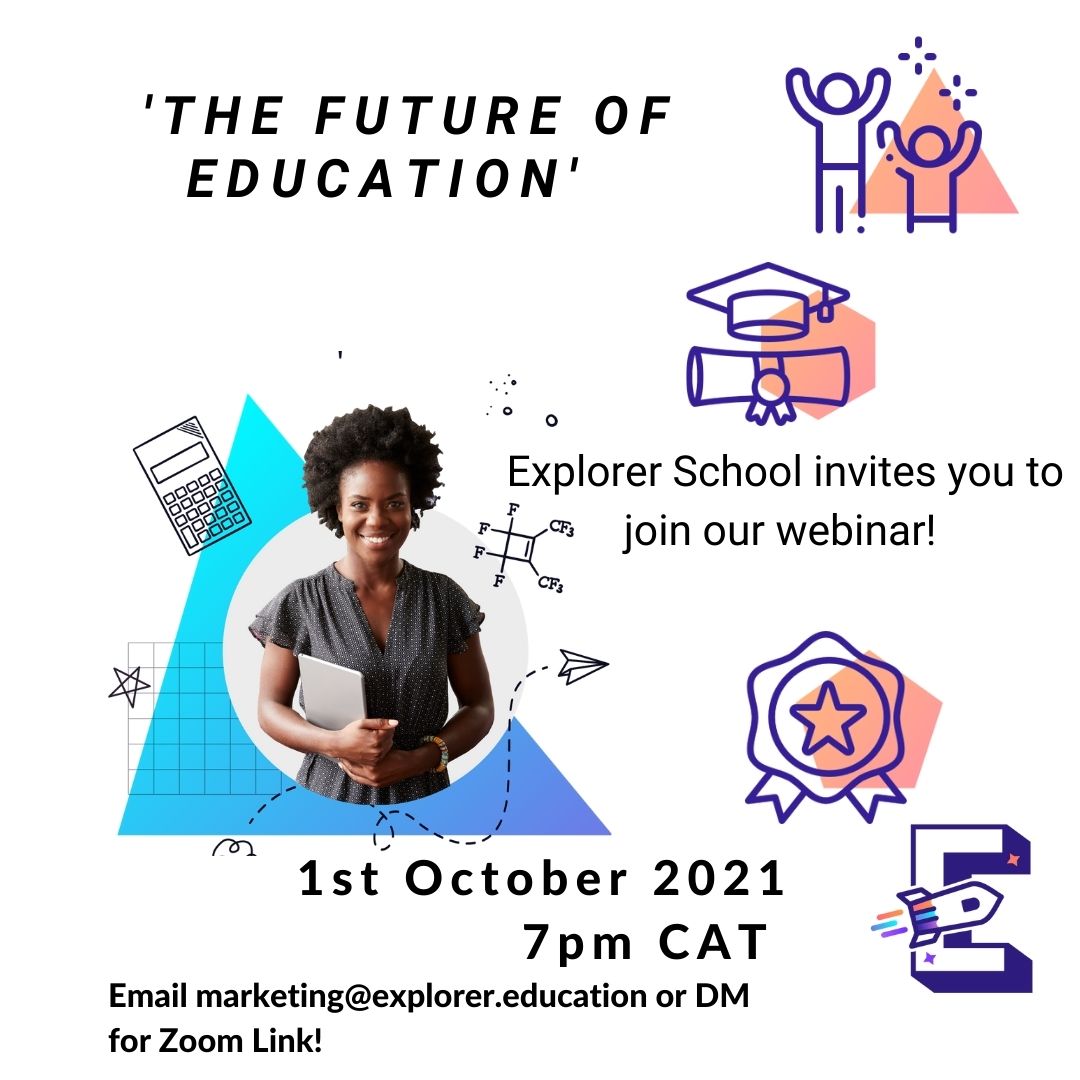 explorer_school's tweet photo. Living through a pandemic has changed the way we live and has certainly changed the way we learn. What does the future of education look like and how can we step into it?  Join us for a chat!  DM for webinar link!

#Education #ExplorerSchool #FutureofEducation #VirtualLearning https://t.co/5hkWcIrGrW