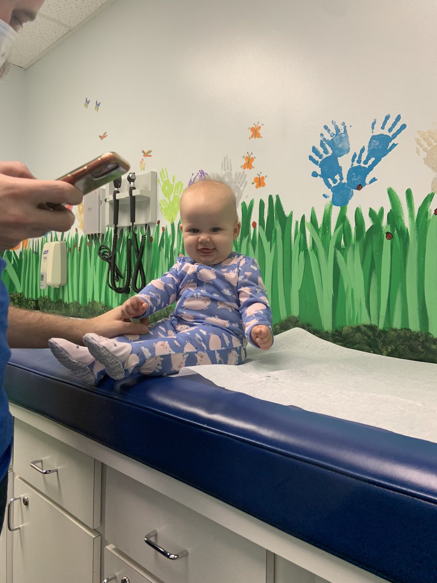 CallMeKaleigh's tweet image. She’s been such a trooper though 🥺 #rsv #gonnakeepherinabubble