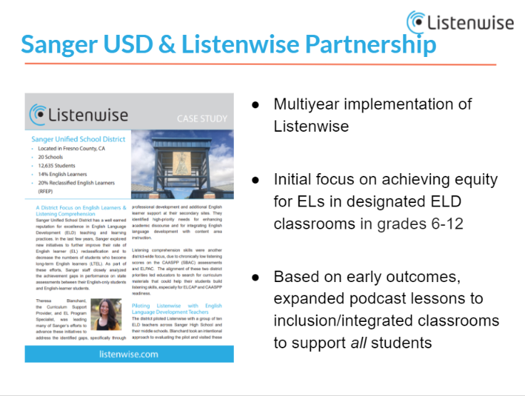 Listenwise (@listenwiselearn) on Twitter photo Learn research-based tools to teach listening & engage students in this <a href="/EdWeekTeacher/">Education Week Teacher</a> webinar Oct 7 ft <a href="/SangerUnified/">SangerUnified</a> <a href="/CarteBlanchard/">Theresa Blanchard</a> #educoach #edleaders ow.ly/CpTs50Gfo0M Learn research-based tools to teach listening & engage students in this <a href="/EdWeekTeacher/">Education Week Teacher</a> webinar Oct 7 ft <a href="/SangerUnified/">SangerUnified</a> <a href="/CarteBlanchard/">Theresa Blanchard</a> #educoach #edleaders ow.ly/CpTs50Gfo0M