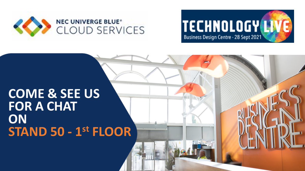 NECEnterprise's tweet photo. You still have time to register to join us at this free event 28.9.21 Meet us face to face to find out all about #UNIVERGE_BLUE #Cloud solutions https://t.co/E1E6paKDVL #NEC #Hybrid #Remoteworking #crazysimple #Choice #Technologylive @techreselleruk https://t.co/b2eVsFzr30