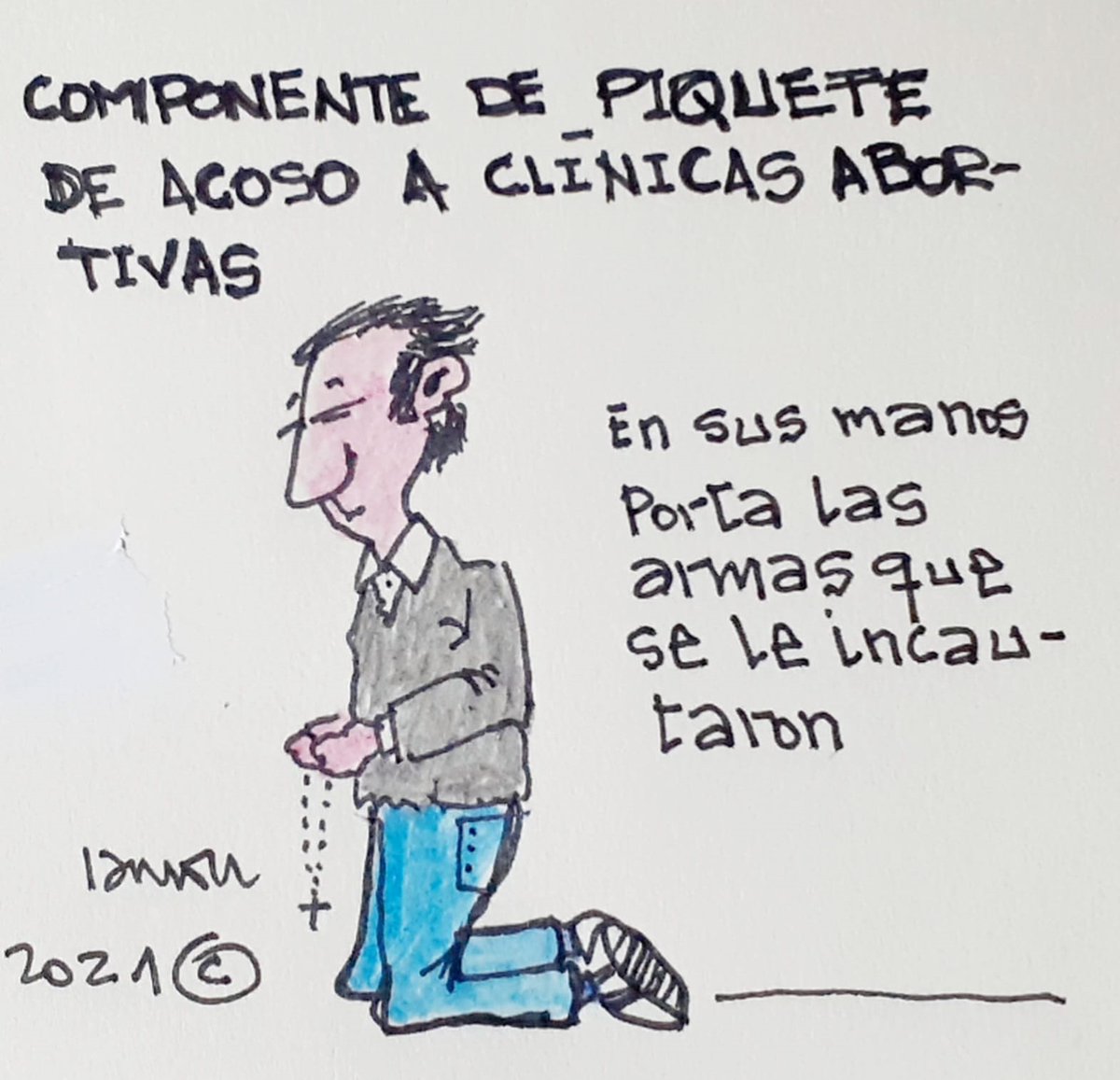 .- Solo me hicieron una pregunta: “¿Qué necesitas para no abortar?”
.- Entonces me paré, porque en el fondo necesitaba que alguien me dijese que había más opciones…

((Testimonio de una de las 5.200 mujeres ‘rescatadas’ en España en las inmediaciones de un abortorio))